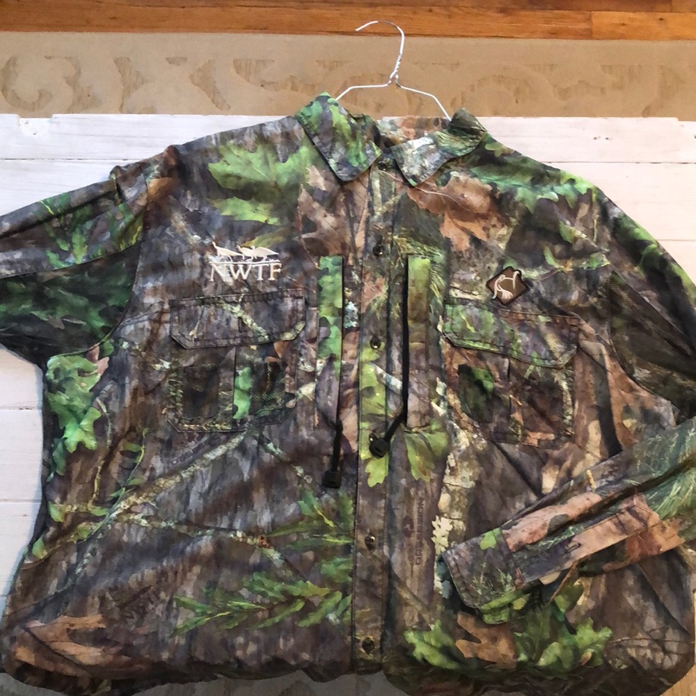 Ol’ Tom NWTF Turkey Hunting Shirt Long Sleeve with Back Pad